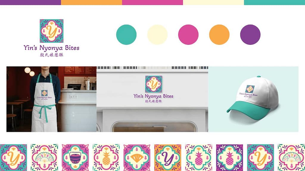 Yin's Nyonya Bites Corporate Identity