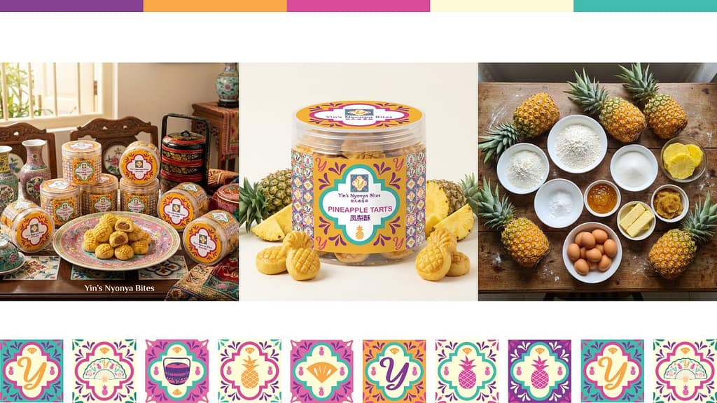 Yin's Nyonya Bites Corporate Identity