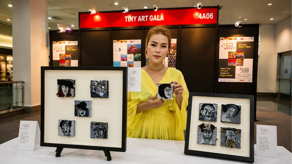 MIFF 2026 Malaysian International Furniture Fair Kuala Lumpur Tiny Art Gala booth at MIFF 2026 in Kuala Lumpur