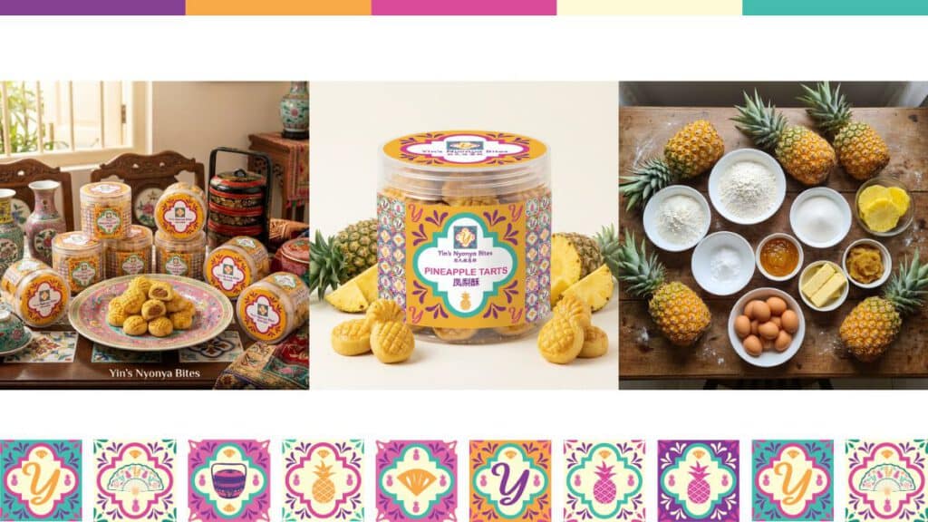 Yin's Nyonya Bites Corporate Identity
