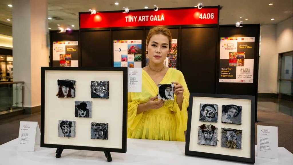 MIFF 2026 Malaysian International Furniture Fair Kuala Lumpur Tiny Art Gala booth at MIFF 2026 in Kuala Lumpur