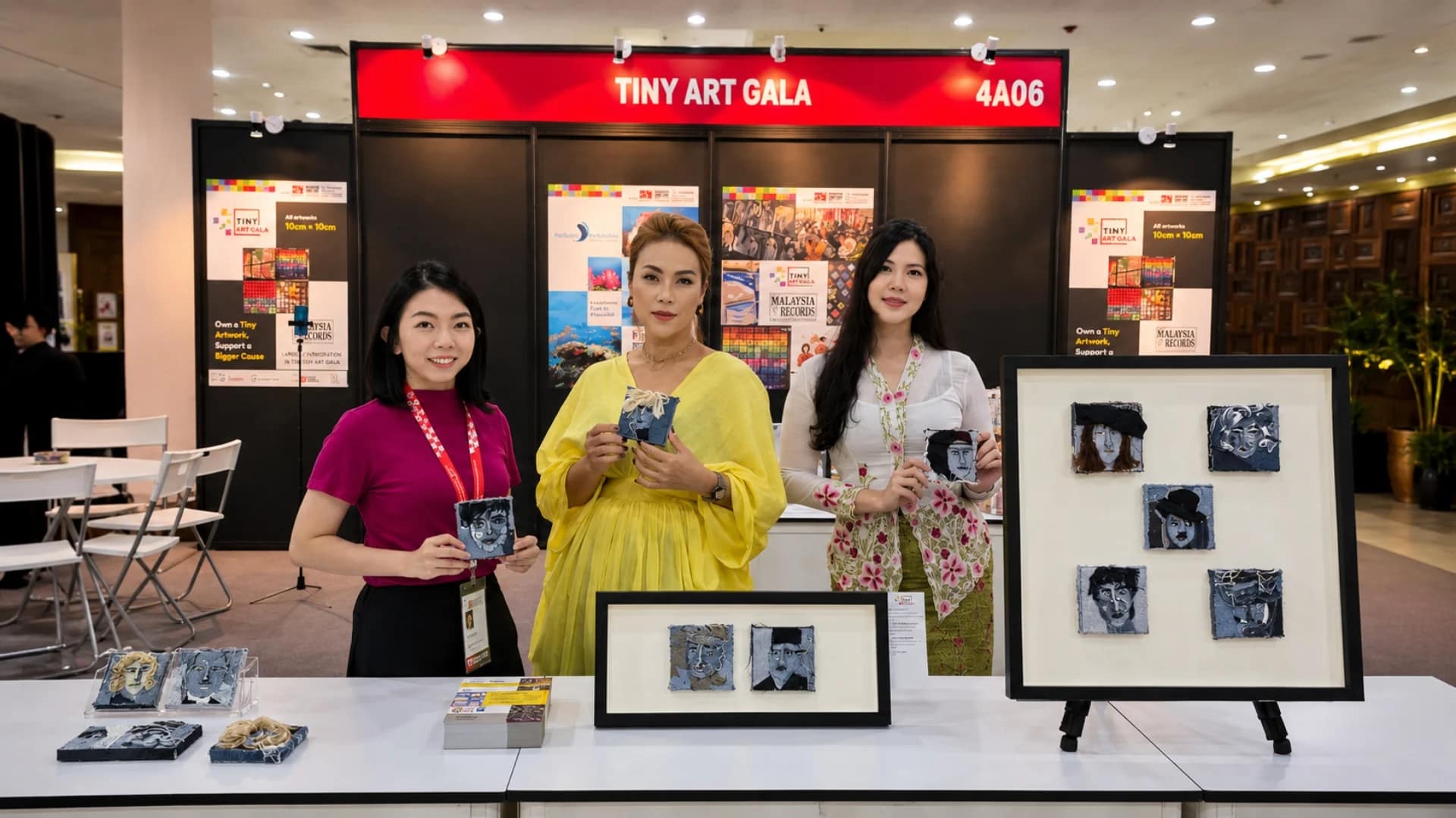 Tiny Art Gala booth at MIFF 2026 in Kuala Lumpur
